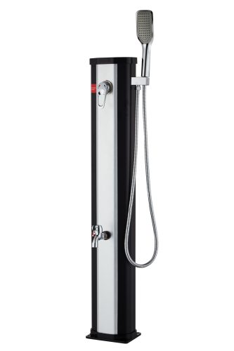 Szolár zuhany 20 literes félmagas, keverőcsappal zuhanyslaggal és zuhany rózsával. Szolárzuhany