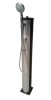 Solar shower 22 liter half-height, with mixing tap, EXTRA NUTRIZER, shower lag and shower rose. Solar shower