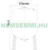 Solar collector solar expansion tank 100 liters specially for solar collector system, EPDM membrane, antifreeze (glycol) resistant, standing design.   -10°C +140°C