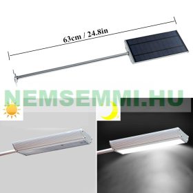   Street Light Kültéri vízálló fali lámpa Napelemes akkumulátor távirányító 70 LED  