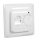 Analogue thermostat for electric floor heating 16A