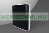 Digital touch screen thermostat for electric floor heating 16A black