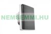 Digital touch screen thermostat for electric floor heating 16A black