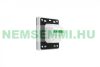 Digital touch screen thermostat for electric floor heating 16A black
