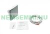 Digital touch screen thermostat for electric floor heating 16A black