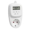 Thermostat with a universal socket that can be plugged into a socket