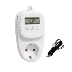 Digitális termosztát hőmérséklet érzékelővel 