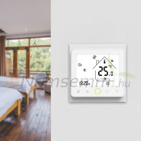   Okos termosztát elektromos fűtéshez távolról irányítható, időzíthető okos termosztát