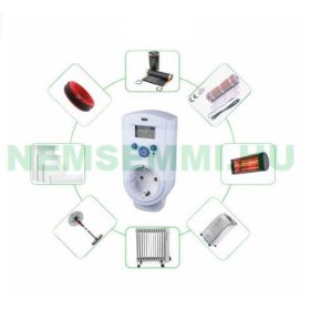   Digitális konnektoros termosztát fűtés és hűtés szabályozás