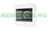 WiFi thermostat with digital LCD display for electric underfloor heating, white 