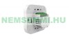 WiFi thermostat with digital LCD display for electric underfloor heating, white 