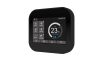 WiFi thermostat with digital LCD display for electric underfloor heating, black