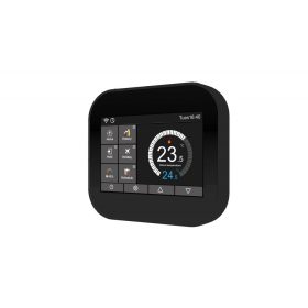   Digitális LCD kijelzős WiFi-es termosztát elektromos padlófűtéshez fekete