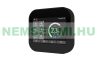 WiFi thermostat with digital LCD display for electric underfloor heating, black