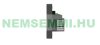 WiFi thermostat with digital LCD display for electric underfloor heating, black