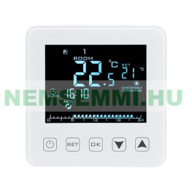   Wi-fi-s termosztát LCD kijelzővel, hangvezérlővel irányítható