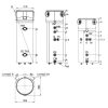 Heat pump boiler Indirect storage 200 liter 1 heat exchanger with built-in heat pump Cordivari Bollytherm HP DHW tank vertical design