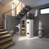 Hőszivattyús bojler AquaThermica Pro 260 literes melegvíz-tároló – extra hőcserélővel, energiatakarékos, csendes működés, R290 hűtőközeggel