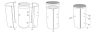 Buffer tank - 300 liter tank with 2 heat exchangers, CAN ALSO BE PLACED IN A CORNER, for hot water storage.
