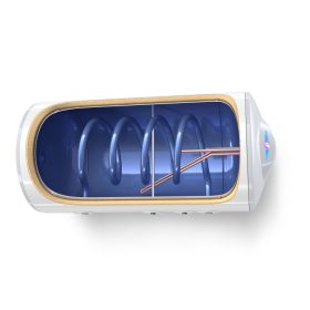 Fekvő 100 literes SunSystem melegvíz tároló 1 hőcserélős vízszintes hőcserélős fali bojler 