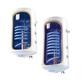   150 literes 1 nagy hőcserélős függőleges villanybojler BiLight 150 S napkollektorhoz és kazánhoz