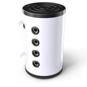   Fűtési - hűtési 100 literes zománcozatlan Tesy puffertartály kondenzációvédelemmel – hőszivattyús rendszerekhez, A energiaosztály