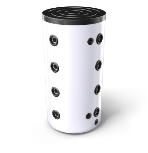 Fűtési - hűtési 160 literes zománcozatlan Tesy puffertartály kondenzációvédelemmel – hőszivattyús rendszerekhez, B energiaosztály