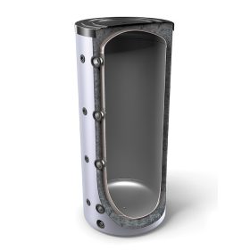   Fűtési 2000 literes Tesy puffer tártály hőcserélő nélkül hőszigetelt melegvíz tárolás céljára ERP C energiaosztály