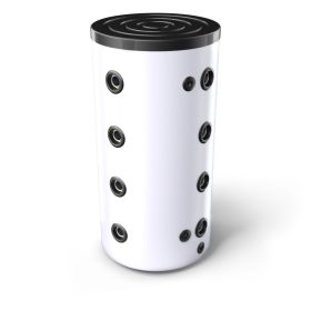   Fűtési - hűtési 200 literes zománcozatlan Tesy puffertartály kondenzációvédelemmel – hőszivattyús rendszerekhez, B energiaosztály