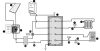 Buffer tank - 300 liter tank with 2 heat exchangers, CAN ALSO BE PLACED IN A CORNER, for hot water storage.