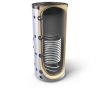 Heating narrow buffer tank - 1 thermally insulated 300 liter tank with a heat exchanger for hot water storage. Sunsystem PS1 300
