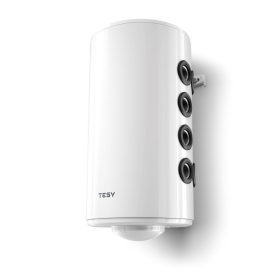   Fűtési - hűtési 50 literes kis kapacitású Tesy puffer tartály hőszivattyús rendszerekhez – zománcozatlan kivitel, fali rögzítéssel, B energiaosztály