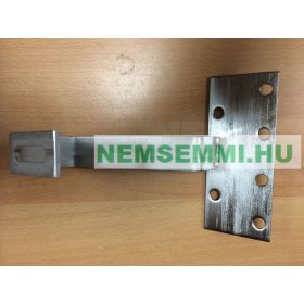   Rozsdamentes rögzítő kampó napkollektor napelem tetőre rögzítéshez inox azaz saválló. Erős, profi kivitel. Talp 15x6 cm