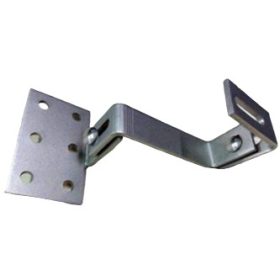 Rozsdamentes tetőkampó 2 helyen állítható, napkollektor napelem tetőre rögzítéshez inox azaz saválló