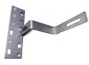 Rozsdamentes tetőkampó napkollektor napelem rögzítő inox Erős profi kivite. Talp 18x5 cm