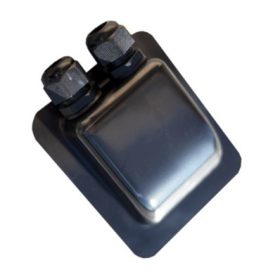   Tetőátvezető kábelkivezetés fekete színben pl. napelem kábel számára 5-9 mm