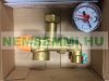 Solar collector pump station 1-10 l/p 2-sided Wilo circulation pump group insulated + bubble separator + pressure gauge Tiemme