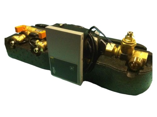Solar pump station with 1-sided Tiemme Italian Automata pump with power control for solar collector system