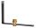 Expansion tank wall holder with 3/4" automatic shut-off connector
