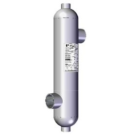 Nordic hengeres hőcserélő 61kW, medence fűtére, rozsdamentes acélból, 75m3 medencéig