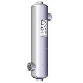 Nordic hengeres hőcserélő 105kW, medence fűtére, rozsdamentes acélból, 120m3 medencéig