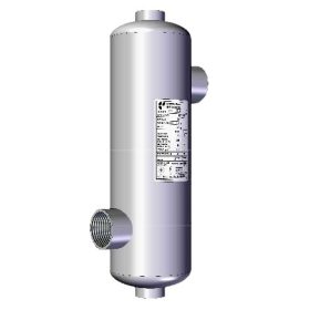   Nordic hengeres hőcserélő 25kW, medence fűtésre, rozsdamentes acélból, 30m3 medencéig javasolt Spirec uszoda hőcserlő kiváltására