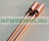 15 db napkollektor vákuumcső 15 db vákuumcsöves Heat Pipe rendszerhez kompletten, Heat-Pipe rézcsővel együtt, 52 mm-es fejjel! 