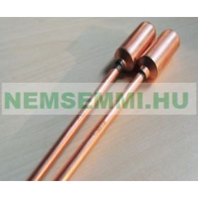   15 db napkollektor vákuumcső 15 db vákuumcsöves Heat Pipe rendszerhez kompletten, Heat-Pipe rézcsővel együtt, 70 mm-es fejjel! 