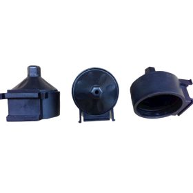 Napkollektor alkatrész: vákuumcső tartó műnyag kupak