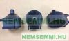 Solar collector component: plastic cap holding vacuum tube