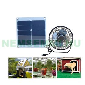   Napelemes ventilátor 10W napelemes energiatakarékos szellőztető ventilátor 30x30x12 cm