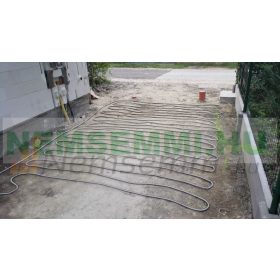   Vészhűtő kör talajba fektetett csőkígyóval 20 m DN12 rozsdamentes cső + csatlakozó Hőfelesleg elvezetés napkollektoros rendszerekhez