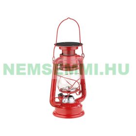 Napelemes LED dekoratív viharlámpa 40 lumen 1,5W 23 cm