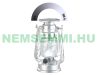 Solar LED storm lamp with dimmable light, high performance 200 lm 3W silver